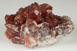 Natural Red Quartz Crystal Cluster - Morocco #190327-2